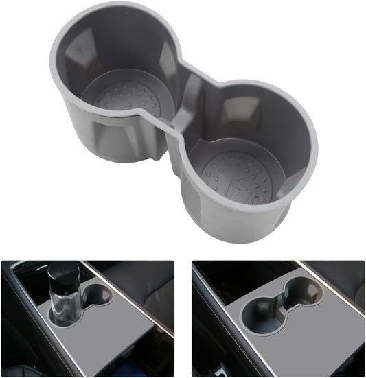 Center Console Cup Holder Insert for Tesla Model 3 (2021-2023) and Model Y (2021-2024)