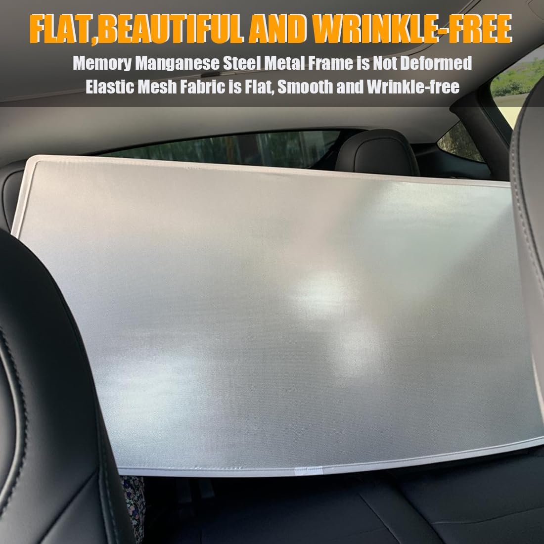 Sunshade Front & Rear Glass Roof for Tesla Model Y 2021-2024